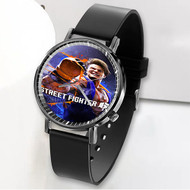 Onyourcases Street Fighter 6 Custom Watch Awesome Unisex Black Classic Plastic Top Brand Quartz Watch for Men Women Premium with Gift Box Watches
