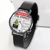 Onyourcases The Grinch Wanted Custom Watch Awesome Unisex Black Classic Plastic Top Brand Quartz Watch for Men Women Premium with Gift Box Watches