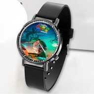 Onyourcases The Super Mario Bros Luigi Custom Watch Awesome Unisex Black Classic Plastic Top Brand Quartz Watch for Men Women Premium with Gift Box Watches