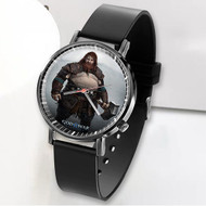 Onyourcases Thor God Of War Ragnarok Custom Watch Awesome Unisex Black Classic Plastic Top Brand Quartz Watch for Men Women Premium with Gift Box Watches