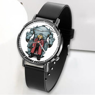 Onyourcases Alphonse Fullmetal Alchemist Custom Watch Awesome Unisex Black Classic Plastic Quartz Top Brand Watch for Men Women Premium with Gift Box Watches