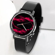 Onyourcases Black Hole Galaxy Custom Watch Awesome Unisex Black Classic Plastic Quartz Top Brand Watch for Men Women Premium with Gift Box Watches