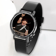 Onyourcases Brantley Gilbert With Guitar Custom Watch Awesome Unisex Black Classic Plastic Quartz Top Brand Watch for Men Women Premium with Gift Box Watches