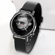 Onyourcases Calvin Harris DJ Custom Watch Awesome Unisex Black Classic Plastic Quartz Top Brand Watch for Men Women Premium with Gift Box Watches