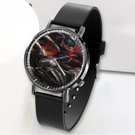 Onyourcases Captain America Avengers Age of Ultron Custom Watch Awesome Unisex Black Classic Plastic Quartz Top Brand Watch for Men Women Premium with Gift Box Watches