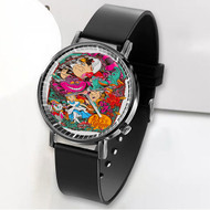 Onyourcases Disney Alice In Wonderland Custom Watch Awesome Unisex Black Classic Plastic Quartz Top Brand Watch for Men Women Premium with Gift Box Watches