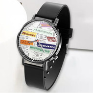 Onyourcases Disney Fastpass World Resort Custom Watch Awesome Unisex Black Classic Plastic Quartz Top Brand Watch for Men Women Premium with Gift Box Watches