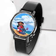 Onyourcases Disney Lilo and Stitch Custom Watch Awesome Unisex Black Classic Plastic Quartz Top Brand Watch for Men Women Premium with Gift Box Watches