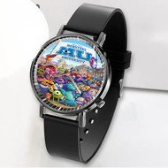 Onyourcases Disney Pixar Monsters Univesity Custom Watch Awesome Unisex Black Classic Plastic Quartz Top Brand Watch for Men Women Premium with Gift Box Watches