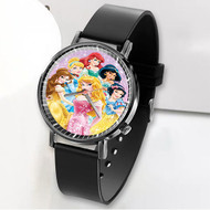 Onyourcases Disney Princesses Custom Watch Awesome Unisex Black Classic Plastic Quartz Top Brand Watch for Men Women Premium with Gift Box Watches