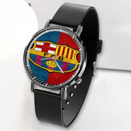 Onyourcases FC Barcelona Custom Watch Awesome Unisex Black Classic Plastic Quartz Top Brand Watch for Men Women Premium with Gift Box Watches