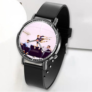 Onyourcases Foster the People Custom Watch Awesome Unisex Black Classic Plastic Quartz Top Brand Watch for Men Women Premium with Gift Box Watches