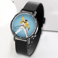 Onyourcases Freddie Mercury Photo Custom Watch Awesome Unisex Black Classic Plastic Quartz Top Brand Watch for Men Women Premium with Gift Box Watches