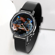 Onyourcases Garth Brooks Concert Custom Watch Awesome Unisex Black Classic Plastic Quartz Top Brand Watch for Men Women Premium with Gift Box Watches