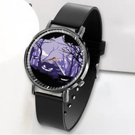 Onyourcases Gengar Pokemon Poison Forest Custom Watch Awesome Unisex Black Classic Plastic Quartz Top Brand Watch for Men Women Premium with Gift Box Watches