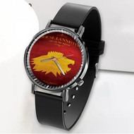 Onyourcases House Lannister Game Of Thrones Custom Watch Awesome Unisex Black Classic Plastic Quartz Top Brand Watch for Men Women Premium with Gift Box Watches