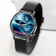 Onyourcases Iron Maiden Custom Watch Awesome Unisex Black Classic Plastic Quartz Top Brand Watch for Men Women Premium with Gift Box Watches