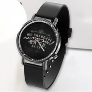 Onyourcases Jack Johnson Lyrics Custom Watch Awesome Unisex Black Classic Plastic Quartz Top Brand Watch for Men Women Premium with Gift Box Watches