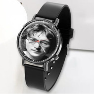 Onyourcases John Lennon Custom Watch Awesome Unisex Black Classic Plastic Quartz Top Brand Watch for Men Women Premium with Gift Box Watches