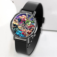 Onyourcases Justice League Custom Watch Awesome Unisex Black Classic Plastic Quartz Top Brand Watch for Men Women Premium with Gift Box Watches