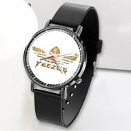 Onyourcases Kanye West Yeezus Adidas Watch the Throne Custom Watch Awesome Unisex Black Classic Plastic Quartz Top Brand Watch for Men Women Premium with Gift Box Watches