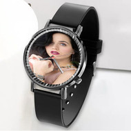 Onyourcases Katy Perry Custom Watch Awesome Unisex Black Classic Plastic Quartz Top Brand Watch for Men Women Premium with Gift Box Watches