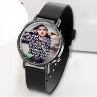 Onyourcases Katy Perry Quotes Custom Watch Awesome Unisex Black Classic Plastic Quartz Top Brand Watch for Men Women Premium with Gift Box Watches