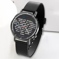 Onyourcases Led Zeppelin Lyrics Custom Watch Awesome Unisex Black Classic Plastic Quartz Top Brand Watch for Men Women Premium with Gift Box Watches