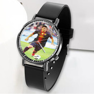 Onyourcases Lionel Messi Barcelona FC Custom Watch Awesome Unisex Black Classic Plastic Quartz Top Brand Watch for Men Women Premium with Gift Box Watches