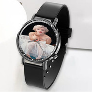 Onyourcases Marilyn Monroe Custom Watch Awesome Unisex Black Classic Plastic Quartz Top Brand Watch for Men Women Premium with Gift Box Watches