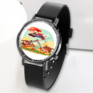 Onyourcases Mario Bross Custom Watch Awesome Unisex Black Classic Plastic Quartz Top Brand Watch for Men Women Premium with Gift Box Watches