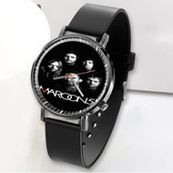 Onyourcases Maroon 5 Custom Watch Awesome Unisex Black Classic Plastic Quartz Top Brand Watch for Men Women Premium with Gift Box Watches