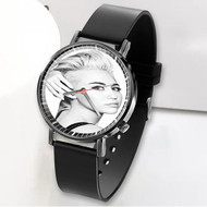 Onyourcases Miley Cyrus Custom Watch Awesome Unisex Black Classic Plastic Quartz Top Brand Watch for Men Women Premium with Gift Box Watches
