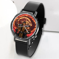 Onyourcases Mortal Kombat vs Metal Gear Custom Watch Awesome Unisex Black Classic Plastic Quartz Top Brand Watch for Men Women Premium with Gift Box Watches