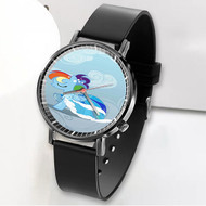Onyourcases My Little Pony Rainbow Dash Custom Watch Awesome Unisex Black Classic Plastic Quartz Top Brand Watch for Men Women Premium with Gift Box Watches