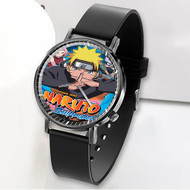 Onyourcases Naruto Shippuden Shonen Jump Custom Watch Awesome Unisex Black Classic Plastic Quartz Top Brand Watch for Men Women Premium with Gift Box Watches
