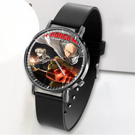 Onyourcases One Punch Man Custom Watch Awesome Unisex Black Classic Plastic Quartz Top Brand Watch for Men Women Premium with Gift Box Watches