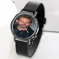 Onyourcases Paul Walker Custom Watch Awesome Unisex Black Classic Plastic Quartz Top Brand Watch for Men Women Premium with Gift Box Watches