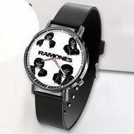 Onyourcases Ramones Custom Watch Awesome Unisex Black Classic Plastic Quartz Top Brand Watch for Men Women Premium with Gift Box Watches