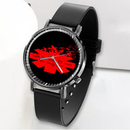 Onyourcases Red Hot Chili Peppers Quotes Custom Watch Awesome Unisex Black Classic Plastic Quartz Top Brand Watch for Men Women Premium with Gift Box Watches