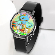 Onyourcases Rick and Morty Mr Meeseeks Custom Watch Awesome Unisex Black Classic Plastic Quartz Top Brand Watch for Men Women Premium with Gift Box Watches
