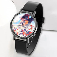 Onyourcases Ryuko and Senketsu Custom Watch Awesome Unisex Black Classic Plastic Quartz Top Brand Watch for Men Women Premium with Gift Box Watches
