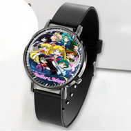 Onyourcases Sailor Moon Custom Watch Awesome Unisex Black Classic Plastic Quartz Top Brand Watch for Men Women Premium with Gift Box Watches