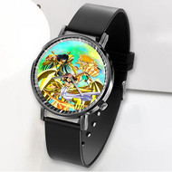 Onyourcases Saint Seiya Custom Watch Awesome Unisex Black Classic Plastic Quartz Top Brand Watch for Men Women Premium with Gift Box Watches