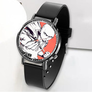 Onyourcases Saitama One Punch Man Custom Watch Awesome Unisex Black Classic Plastic Quartz Top Brand Watch for Men Women Premium with Gift Box Watches