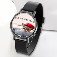 Onyourcases Sam Hunt Custom Watch Awesome Unisex Black Classic Plastic Quartz Top Brand Watch for Men Women Premium with Gift Box Watches