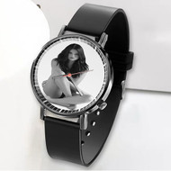 Onyourcases Selena Gomez Hands to My Self Photo Session Custom Watch Awesome Unisex Black Classic Plastic Quartz Top Brand Watch for Men Women Premium with Gift Box Watches