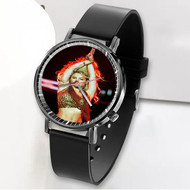 Onyourcases Shakira Custom Watch Awesome Unisex Black Classic Plastic Quartz Top Brand Watch for Men Women Premium with Gift Box Watches