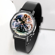 Onyourcases Steins Gate Kurisu Custom Watch Awesome Unisex Black Classic Plastic Quartz Top Brand Watch for Men Women Premium with Gift Box Watches