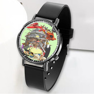 Onyourcases Studio Ghibli Custom Watch Awesome Unisex Black Classic Plastic Quartz Top Brand Watch for Men Women Premium with Gift Box Watches